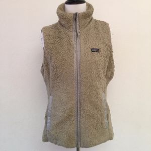 Patagonia Reversible Full Zip Cream Lilac Vest Med
